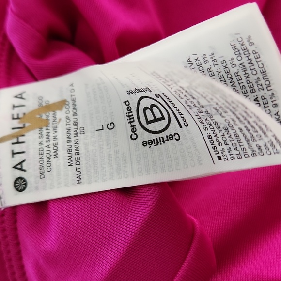 Malibu Bikini Top Pink Fuchsia Medium A-C, Large D-DD, XL D-DD NEW SU040 - Picture 13 of 15